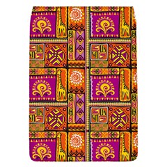 Traditional Africa Border Wallpaper Pattern Colored 3 Flap Covers (l)  by EDDArt