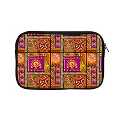 Traditional Africa Border Wallpaper Pattern Colored 3 Apple Macbook Pro 13  Zipper Case by EDDArt