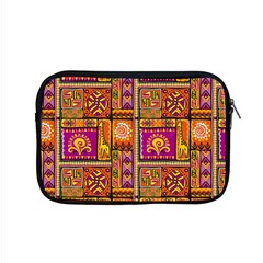 Traditional Africa Border Wallpaper Pattern Colored 3 Apple Macbook Pro 15  Zipper Case by EDDArt