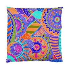 Pop Art Paisley Flowers Ornaments Multicolored 3 Standard Cushion Case (two Sides) by EDDArt