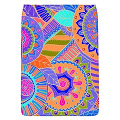 Pop Art Paisley Flowers Ornaments Multicolored 3 Flap Covers (s)  by EDDArt