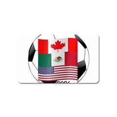 United Football Championship Hosting 2026 Soccer Ball Logo Canada Mexico Usa Magnet (name Card) by yoursparklingshop