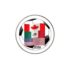 United Football Championship Hosting 2026 Soccer Ball Logo Canada Mexico Usa Hat Clip Ball Marker