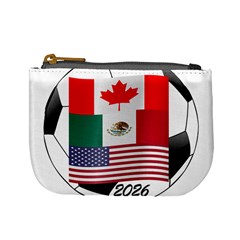 United Football Championship Hosting 2026 Soccer Ball Logo Canada Mexico Usa Mini Coin Purses by yoursparklingshop