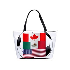 United Football Championship Hosting 2026 Soccer Ball Logo Canada Mexico Usa Shoulder Handbags by yoursparklingshop