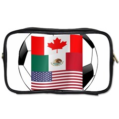 United Football Championship Hosting 2026 Soccer Ball Logo Canada Mexico Usa Toiletries Bags 2-side by yoursparklingshop