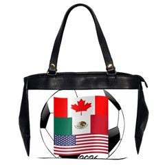 United Football Championship Hosting 2026 Soccer Ball Logo Canada Mexico Usa Office Handbags (2 Sides)  by yoursparklingshop