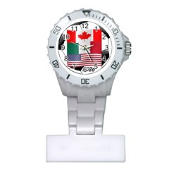 United Football Championship Hosting 2026 Soccer Ball Logo Canada Mexico Usa Plastic Nurses Watch by yoursparklingshop