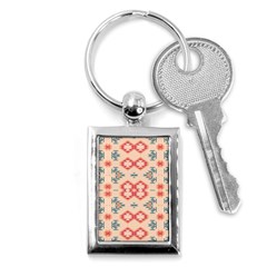 Tribal Shapes                                          Key Chain (rectangle) by LalyLauraFLM