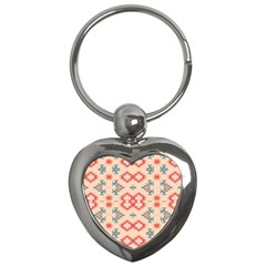 Tribal Shapes                                          Key Chain (heart) by LalyLauraFLM