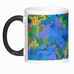 Paint Brushes On A Blue Background                                         Morph Mug by LalyLauraFLM