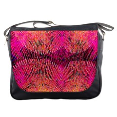 New Wild Color Blast Purple And Pink Explosion Created By Flipstylez Designs Messenger Bags