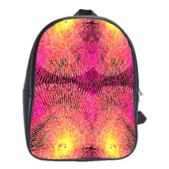 New Wild Color Blast Purple And Pink Explosion Created By Flipstylez Designs School Bag (xl)