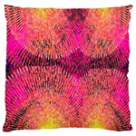 New Wild color blast purple and pink explosion created by FlipStylez Designs Large Flano Cushion Case (Two Sides) Back