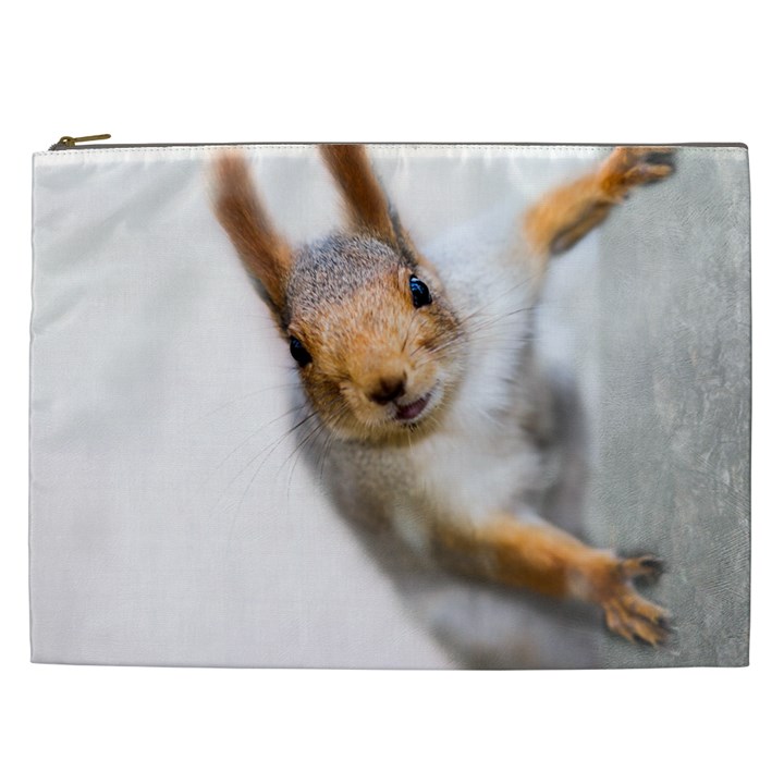 Curious Squirrel Cosmetic Bag (XXL)