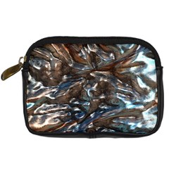 Melted Metal                                   Digital Camera Leather Case by LalyLauraFLM