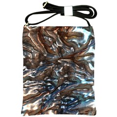 Melted Metal                                        Shoulder Sling Bag by LalyLauraFLM