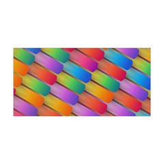 Colorful Textured Shapes Pattern                                      Yoga Headband by LalyLauraFLM