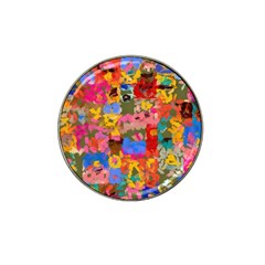 Coloful Strokes Canvas                                    Hat Clip Ball Marker