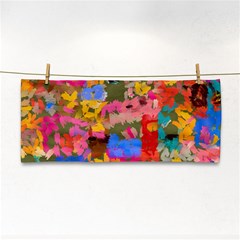 Coloful Strokes Canvas                                    Hand Towel