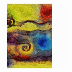 Painted Swirls                                    Small Garden Flag by LalyLauraFLM