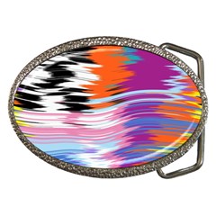 Waves                                    Belt Buckle by LalyLauraFLM