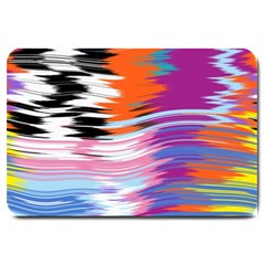 Waves                                    Large Doormat by LalyLauraFLM