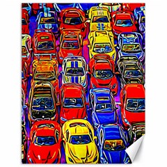 Colorful Toy Racing Cars Canvas 18  X 24   by FunnyCow