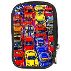 Colorful Toy Racing Cars Compact Camera Cases by FunnyCow