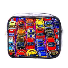 Colorful Toy Racing Cars Mini Toiletries Bags by FunnyCow