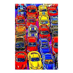 Colorful Toy Racing Cars Shower Curtain 48  X 72  (small)  by FunnyCow