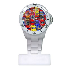 Colorful Toy Racing Cars Plastic Nurses Watch by FunnyCow