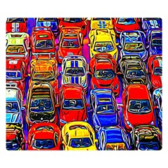 Colorful Toy Racing Cars Double Sided Flano Blanket (small)  by FunnyCow