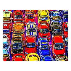 Colorful Toy Racing Cars Double Sided Flano Blanket (large)  by FunnyCow