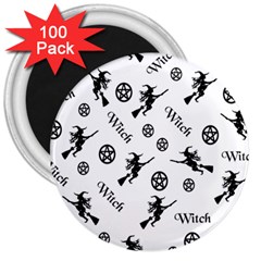 Witches And Pentacles 3  Magnets (100 Pack) by IIPhotographyAndDesigns