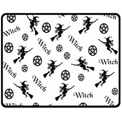 Witches And Pentacles Fleece Blanket (medium)  by IIPhotographyAndDesigns