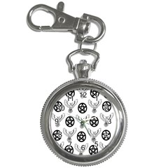 Owls And Pentacles Key Chain Watches by IIPhotographyAndDesigns