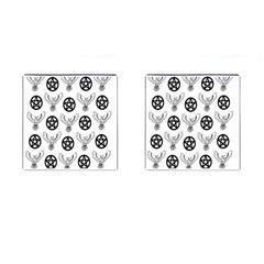 Owls And Pentacles Cufflinks (square) by IIPhotographyAndDesigns