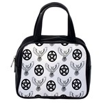 Owls And Pentacles Classic Handbags (2 Sides) Back