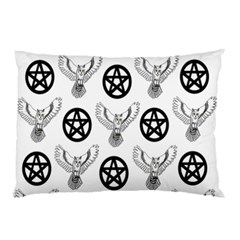 Owls And Pentacles Pillow Case by IIPhotographyAndDesigns