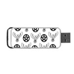 Owls And Pentacles Portable USB Flash (Two Sides) Back