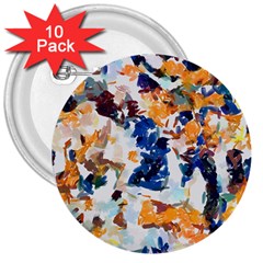 Paint On A White Background                                       3  Button (10 Pack) by LalyLauraFLM