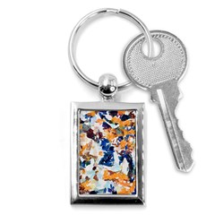 Paint On A White Background                                       Key Chain (rectangle) by LalyLauraFLM