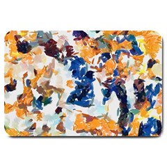 Paint On A White Background                                       Large Doormat by LalyLauraFLM