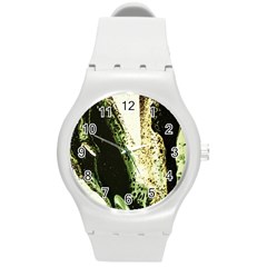 There Is No Promissed Rain 2 Round Plastic Sport Watch (m) by bestdesignintheworld