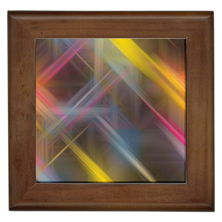 Fractals stripes                                        Framed Tile