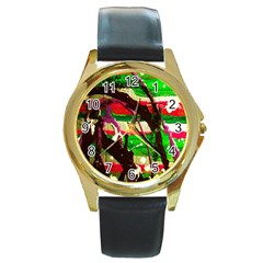 Easter 2 Round Gold Metal Watch by bestdesignintheworld