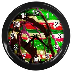 Easter 2 Wall Clock (black) by bestdesignintheworld