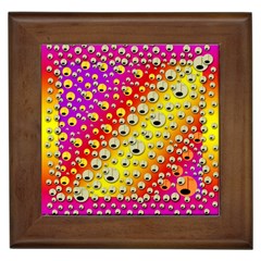 Festive Music Tribute In Rainbows Framed Tiles by pepitasart