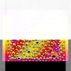 Festive Music Tribute In Rainbows Rectangular Jigsaw Puzzl by pepitasart